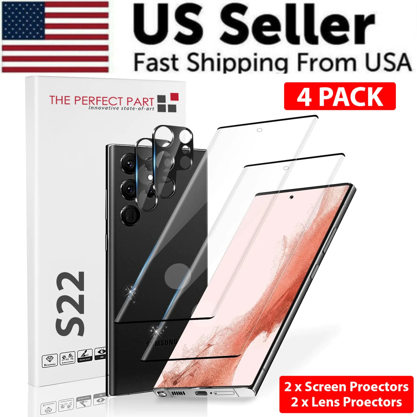 Samsung S23 S22 Ultra Screen Protector USA