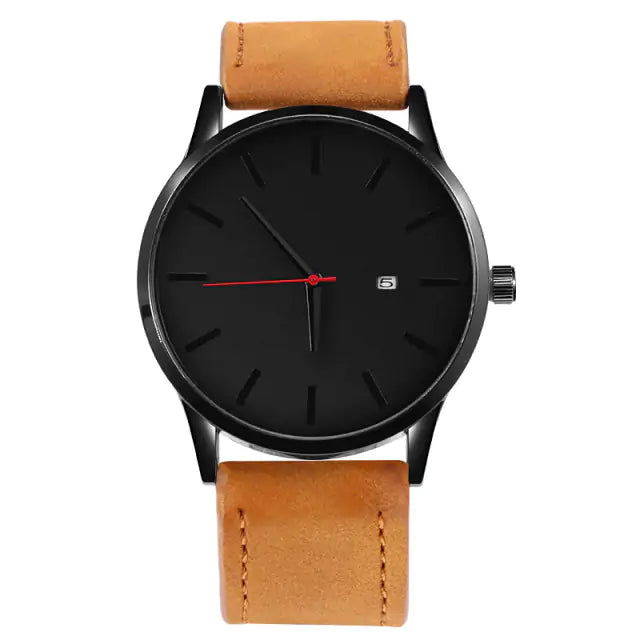 Classic Leather Timepiece