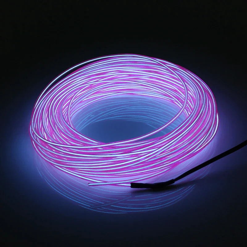 Glowing EL Wire Neon Tube Strings for Decor with Controller