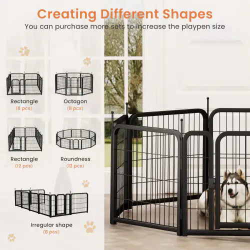 Compact Pet Playpen for Small Animals