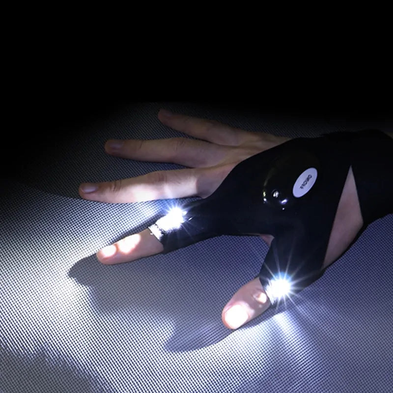 LED Fingerless Adventure Glove