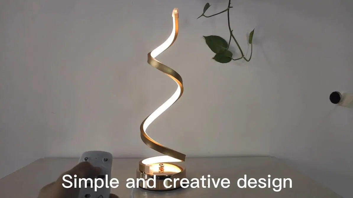 LED Elegance Spiral Desk Light