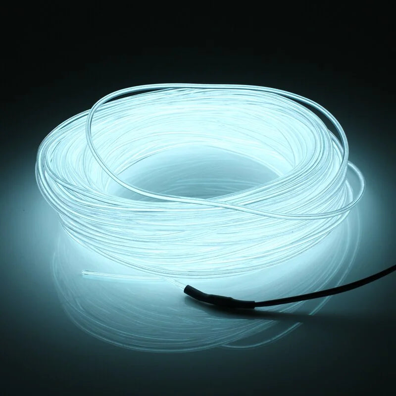 Glowing EL Wire Neon Tube Strings for Decor with Controller