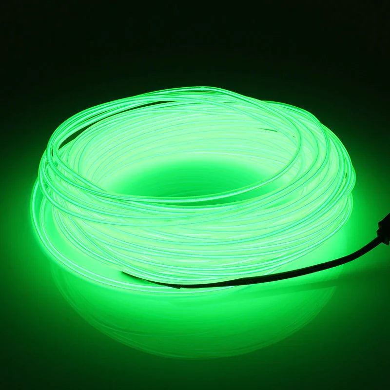 Glowing EL Wire Neon Tube Strings for Decor with Controller