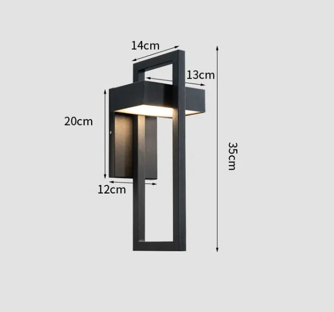 Contemporary Patio Wall Light